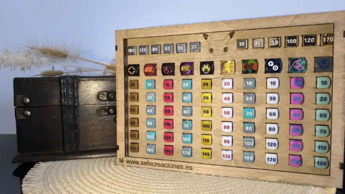 vitrina expositora de dados