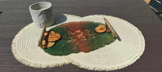 bandeja resina personalizada